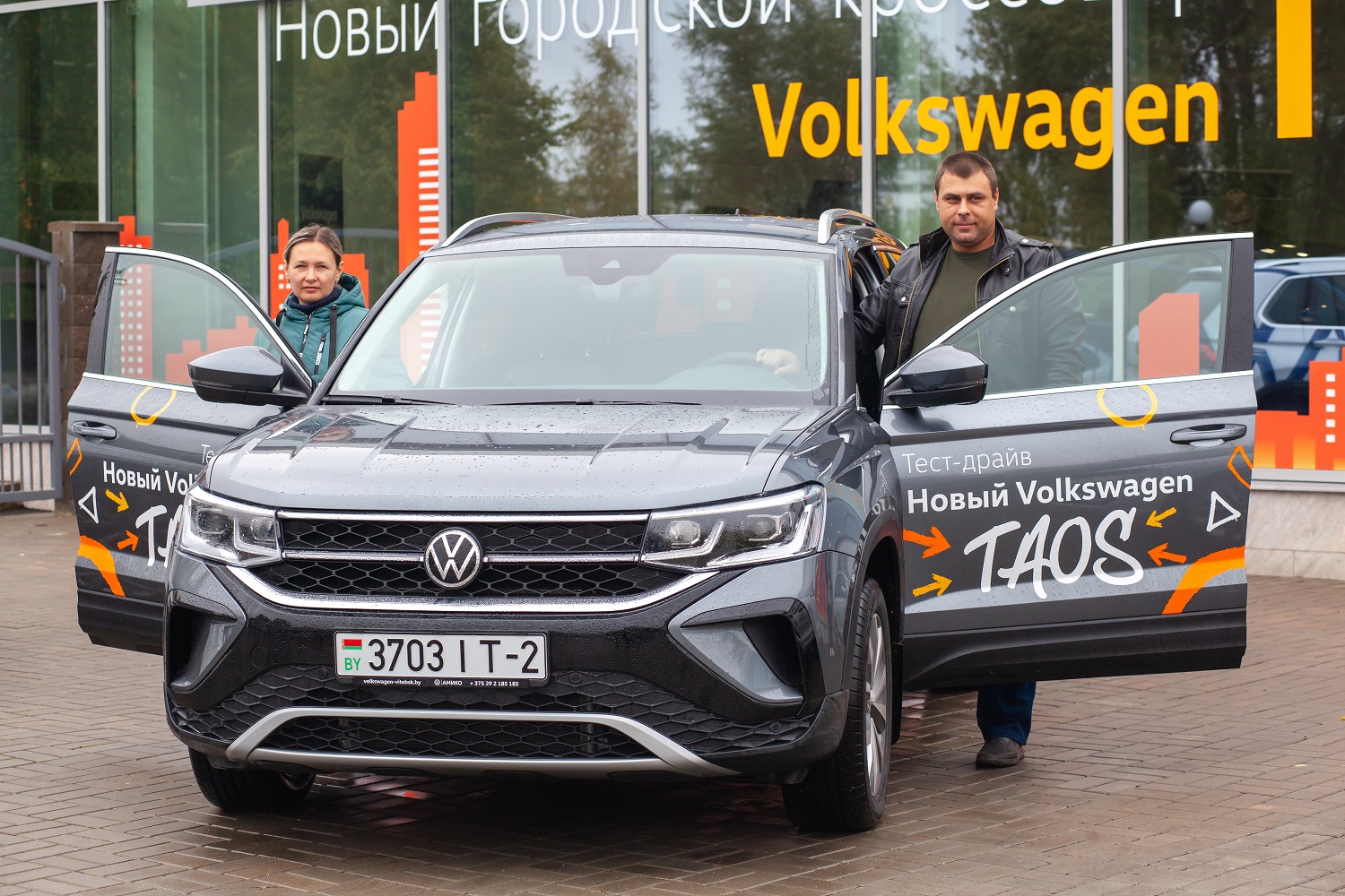 В Витебске прошел горячий тест-драйв нового Volkswagen TAOS
